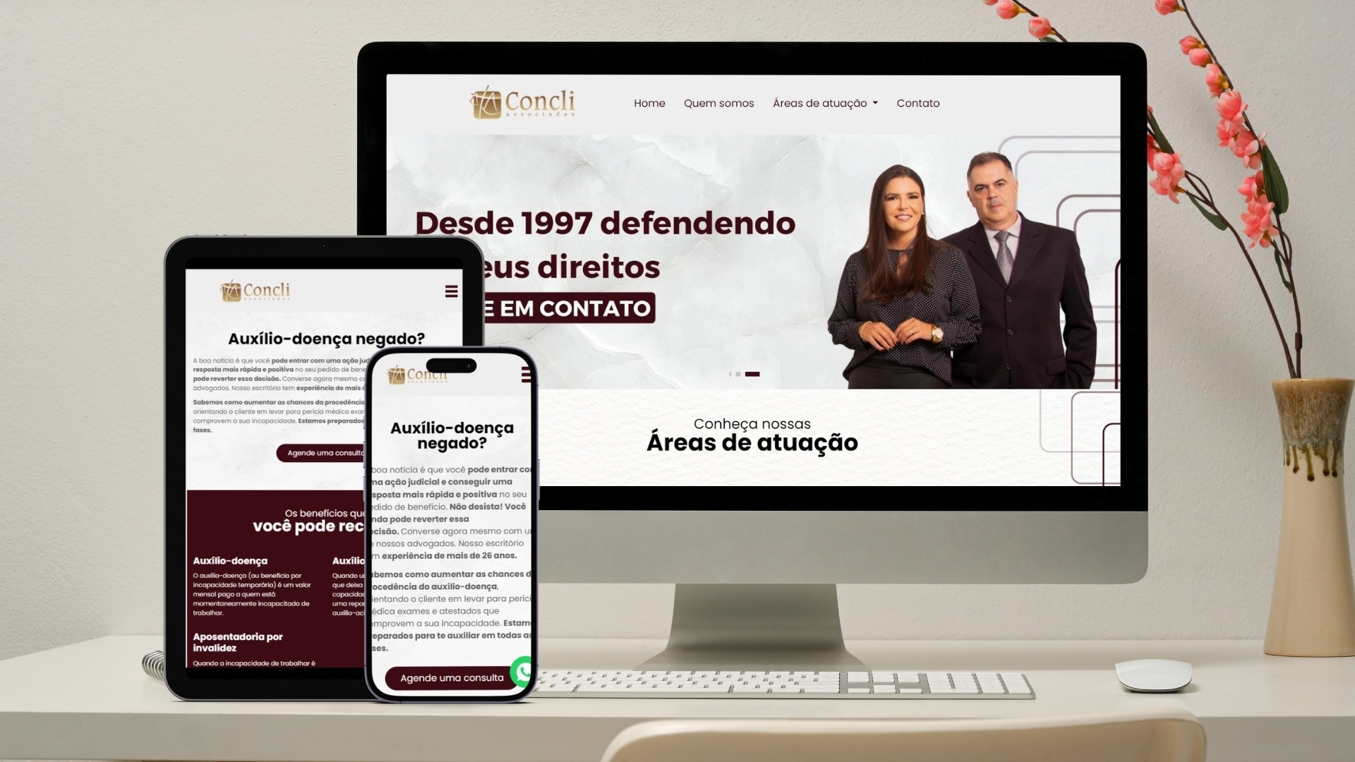 Criação de sites para advogados